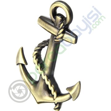 Çapa 3D Metal Amblem Logo Orjinal Kalite Gold