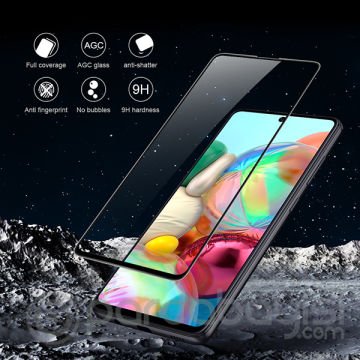 Ally SM Galaxy A71 3D Full Kaplama Kırılmaz Tempered Cam Ekran Koruyucu