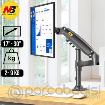 NB H80 Masa Montaj Ergonomik Monitör Tutucu 17-30'' LCD LED Monitör Tutucu