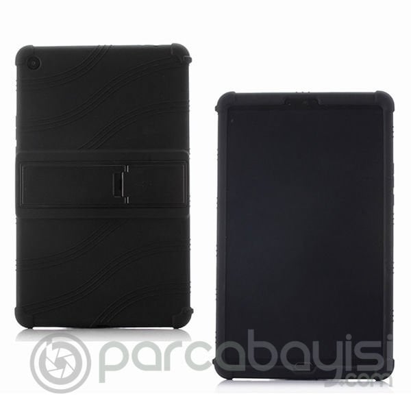 Xiaomi Mi Pad 4 Plus 10.1 Ultra Koruma Standlı Silikon Kılıf