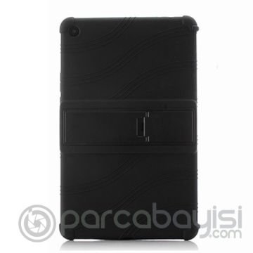 Xiaomi Mi Pad 4 Plus 10.1 Ultra Koruma Standlı Silikon Kılıf