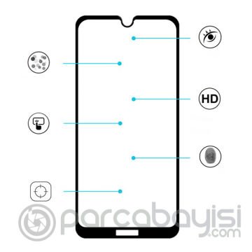 Nokia 2.2 3D Full Kaplama Kırılmaz Tempered Cam Ekran Koruyucu