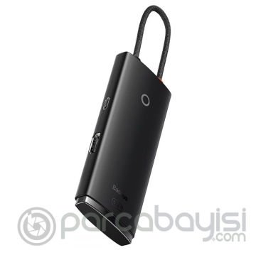 Baseus Lite Series 5 Portlu 100W Type-C HUB Adaptör Çoklayıcı