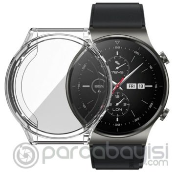 Ally Huawei Watch GT 2 Pro 360 Koruma Ultra İnce Silikon Kılıf