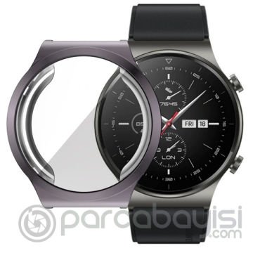 Ally Huawei Watch GT 2 Pro 360 Koruma Ultra İnce Silikon Kılıf