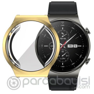 Ally Huawei Watch GT 2 Pro 360 Koruma Ultra İnce Silikon Kılıf