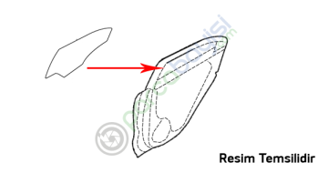 Kia Cerato Arka Kapı Camı Sağ Orjinal | 834212F010