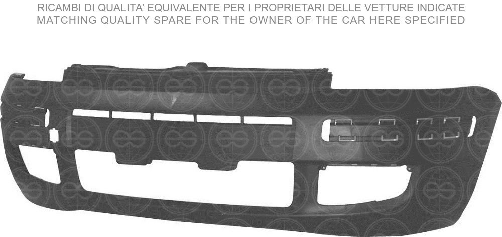 TAMPON ÖN ASTARLI FIAT PANDA 2003-2011 | 71777592 | 71777592