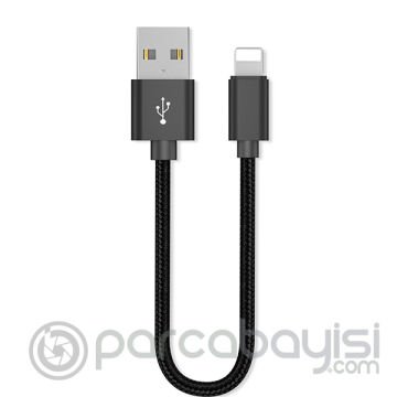 Ally İPhone İOS 3.0A Hızlı Şarj Halat Usb Kablo 20cm