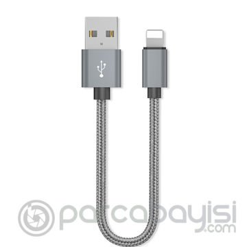 Ally İPhone İOS 3.0A Hızlı Şarj Halat Usb Kablo 20cm