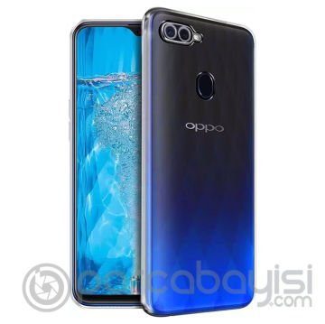 Ally OPPO F9 Pro Kılıf Kamera Korumalı Ultra İnce Şeffaf Silikon Kılıf