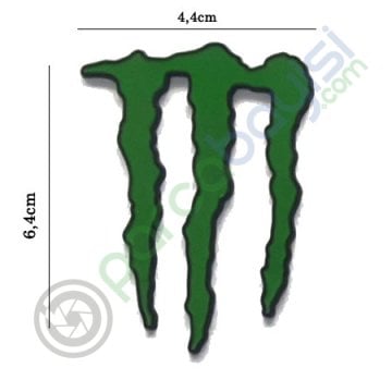 Monster Pençesi 3D Metal Sticker Metal Amblem Monster Energy