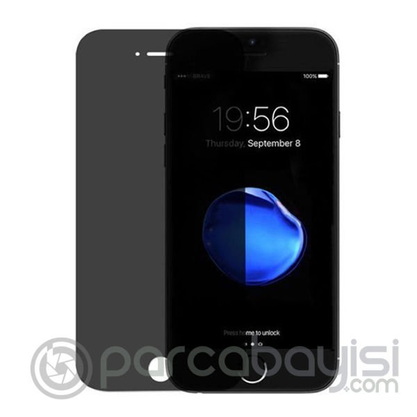 İPhone 6S-6 Privacy Gizli Hayalet Tempered Cam Ekran Koruyucu