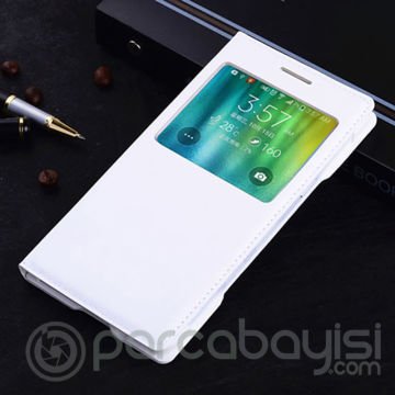 Ally Galaxy J5 Pencereli Flip Cover Kılıf