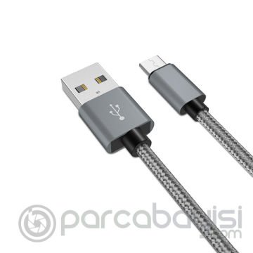 Ally Micro Usb Android 3.0a Hızlı Şarj Halat Usb Kablo 20cm