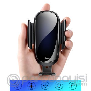 Baseus Suyl-Wl0 Future Gravity Metal Araç Telefon Tutucu