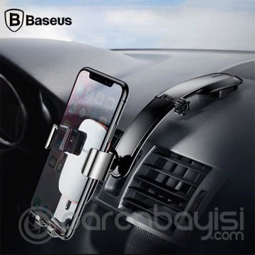 Baseus Suyl-F0 Metal Age Araç Torpido Uzeri Telefon Tutucu