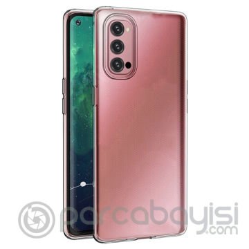 OPPO Reno 4 2.0mm Şeffaf Silikon kılıf Shockproof kılıf