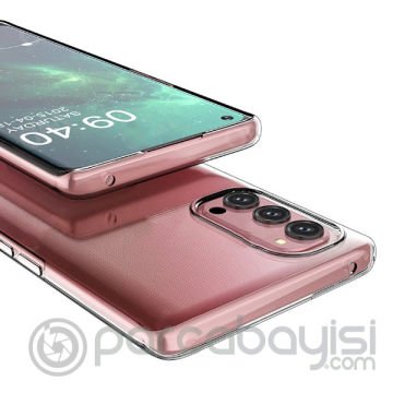 OPPO Reno 4 2.0mm Şeffaf Silikon kılıf Shockproof kılıf