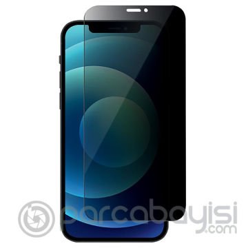 İPhone 12 Pro Max  Privacy Gizli Hayalet Tempered Cam Ekran Koruyucu