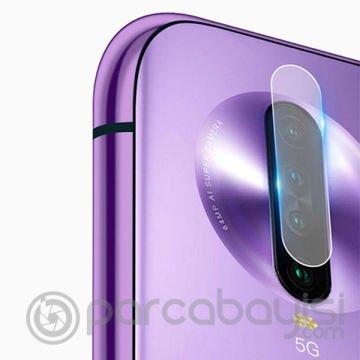Xiaomi Redmi K30 Tempered Kamera Koruyucu Kırılmaz Cam