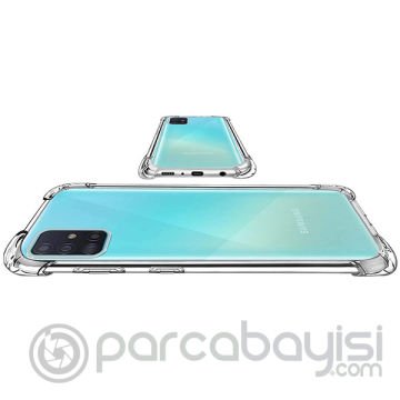 OPPO Realme 7 Pro 2.0mm Şeffaf Silikon kılıf Shockproof kılıf