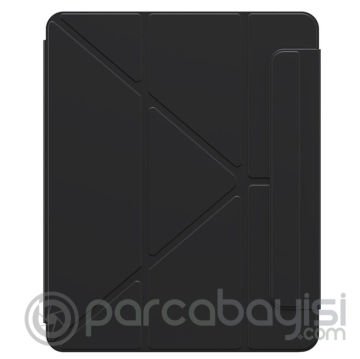 Baseus Safattach Y-Type iPad Pro 12.9 inç (2021-2020-2018 Kılıf ) Manyetik Standlı Kılıf