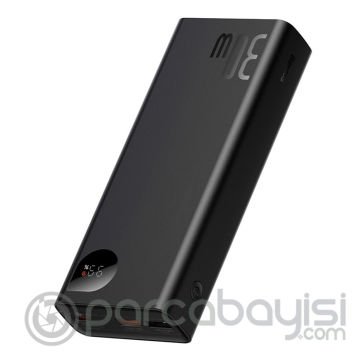 Baseus Adaman 30W PD Dijital Göstergeli 20000mAh Hızlı Şarj Metal Powerbank