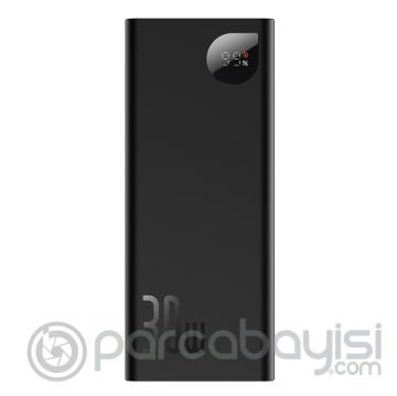 Baseus Adaman 30W PD Dijital Göstergeli 20000mAh Hızlı Şarj Metal Powerbank