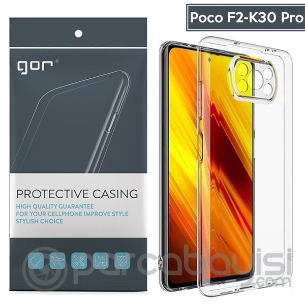 GOR Xiaomi Poco X3  Şeffaf Kamera Korumalı Ultra Slim Tpu Kılıf
