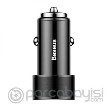 Baseus Caxld Small Screw Çift Usb 36w Hızlı Araç Şarj