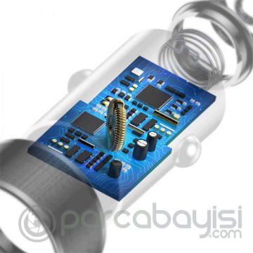 Baseus Caxld Small Screw Çift Usb 36w Hızlı Araç Şarj