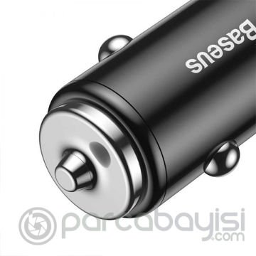 Baseus Caxld Small Screw Çift Usb 36w Hızlı Araç Şarj