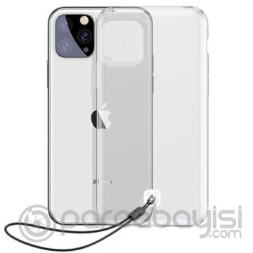 Baseus Transparent Key İPhone 11 Pro Max 6.5inch (2019) Şeffaf Silikon Kılıf