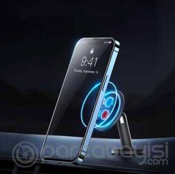 Baseus C01 Masaüstü Araç Torpido Üstü Manyetik Telefon Tutucu Stand