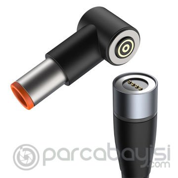 Baseus Zinc Manyetik Type-C to DC Round (7,9x5,5mm) Lenovo Laptop Şarj Kablosu 100W 2m