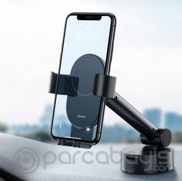 Baseus Simplism Gravity 360 Derece Dönen Pencere Önü Teleskopik Araç Tutucu
