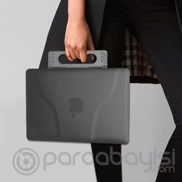 Ally Macbook Pro 13.3 M1 A2338 (2020-2021) Portatif Alt Üst Kılıf Çanta