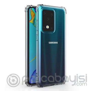 Ally Samsung Galaxy S20+ Ultra Anti-Drop Darbe Emici Silikon Kılıf