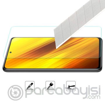 Xiaomi Poco X3 Tempered Kırılmaz Cam Ekran Koruyucu