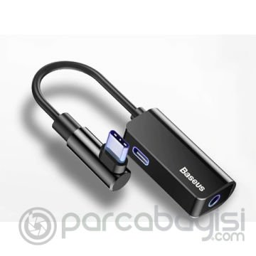 Baseus L45 Usb Type C 3.5mm Kulaklık Ve Şarj Çevirici Kablosu