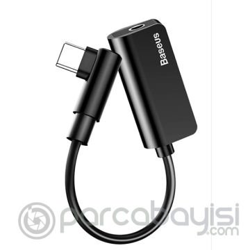 Baseus L45 Usb Type C 3.5mm Kulaklık Ve Şarj Çevirici Kablosu