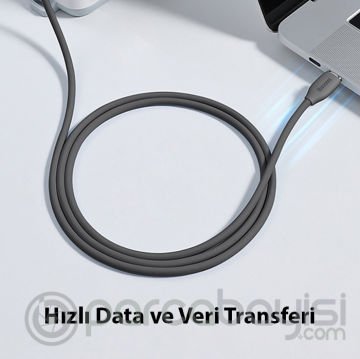Baseus Jelly Liquid Silica Gel 100W Type-C to Type-C Hızlı Şarj ve Data Kablosu 1.2m
