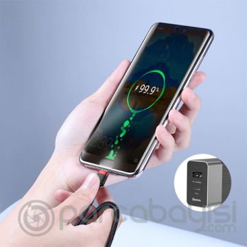 Baseus Cafule Series Type-C Pd2.0 60w Qc3.0 1M Şarj Kablosu