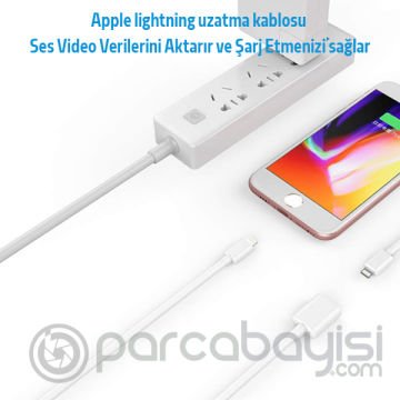 Ally Apple İPhone Lightning Uzatma Kablosu 1 Metre
