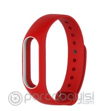 Xiaomi Mi Band 2 Akılı Bileklik Kordonu Beyaz Çerçeveli