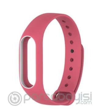 Xiaomi Mi Band 2 Akılı Bileklik Kordonu Beyaz Çerçeveli