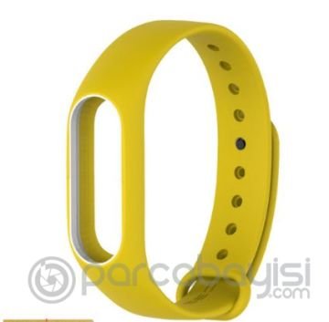 Xiaomi Mi Band 2 Akılı Bileklik Kordonu Beyaz Çerçeveli