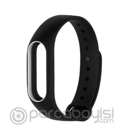 Xiaomi Mi Band 2 Akılı Bileklik Kordonu Beyaz Çerçeveli