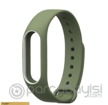 Xiaomi Mi Band 2 Akılı Bileklik Kordonu Beyaz Çerçeveli